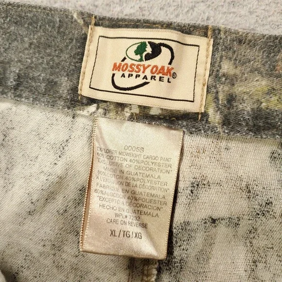 Mens Camo Hunting Pants XL Mossy Oak Break Up Adjustable Waist Leg Feildstaff - Picture 8 of 15